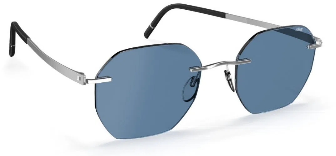 Silhouette Cabrillo Rimless 8748 Sunglasses - view 9
